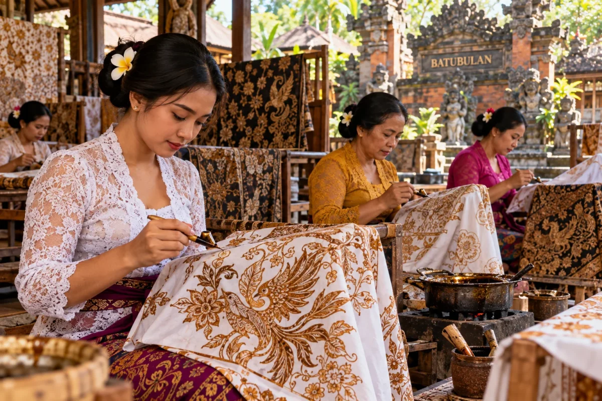Batik Batubulan Bali, A Fascinating Center for Batik and Weaving