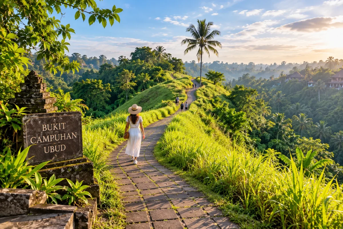 Bukit Campuhan Ubud, Jalur Hijau yang Bikin Betah Jalan Kaki