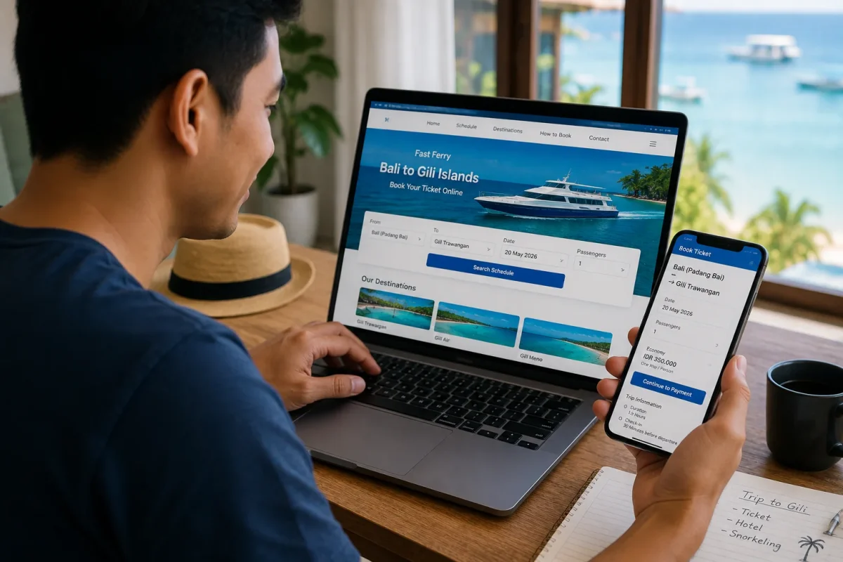How to Book a Fast Ferry to Gili Islands Online