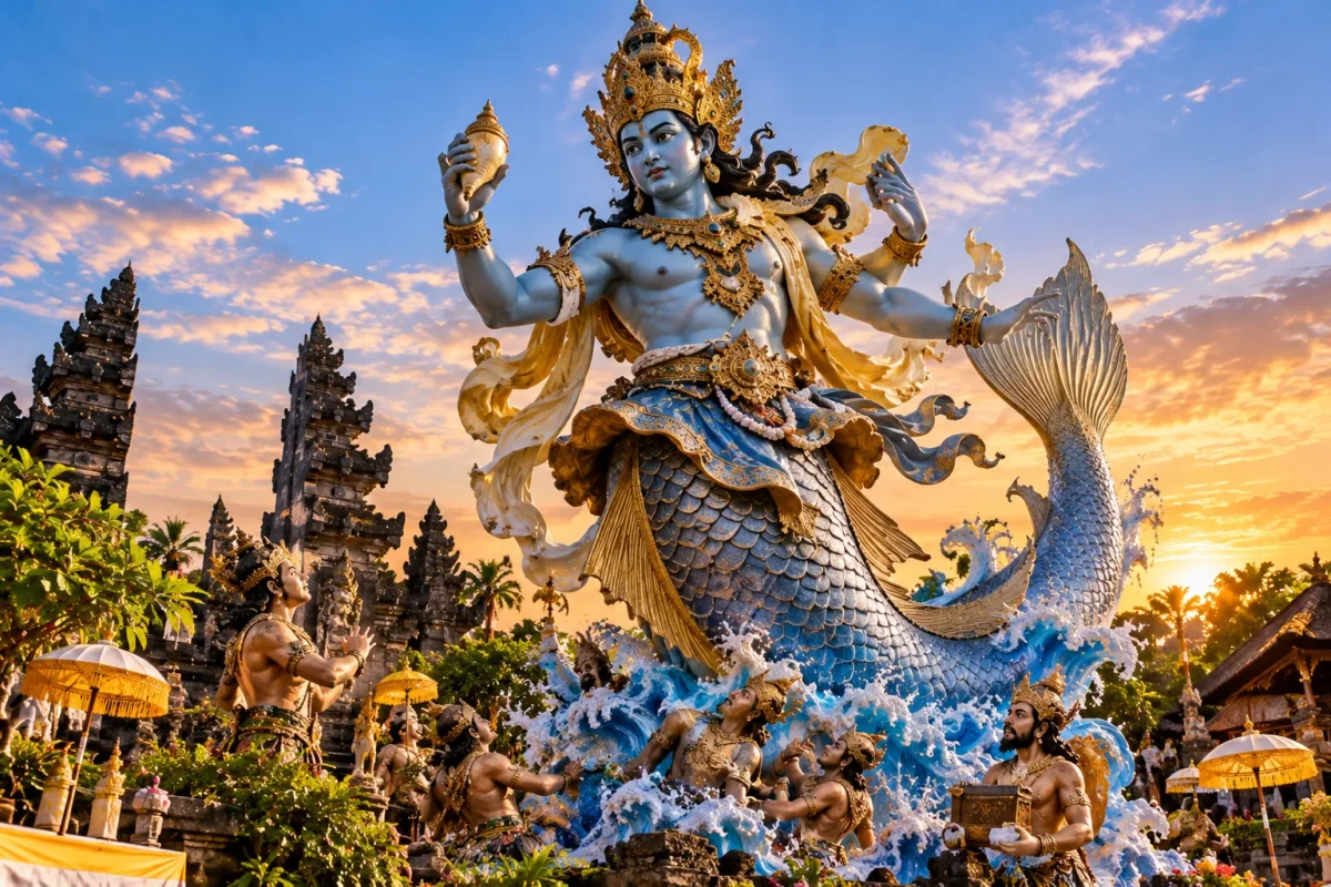 The Story of Matsya Avatar and the Great Flood Explained