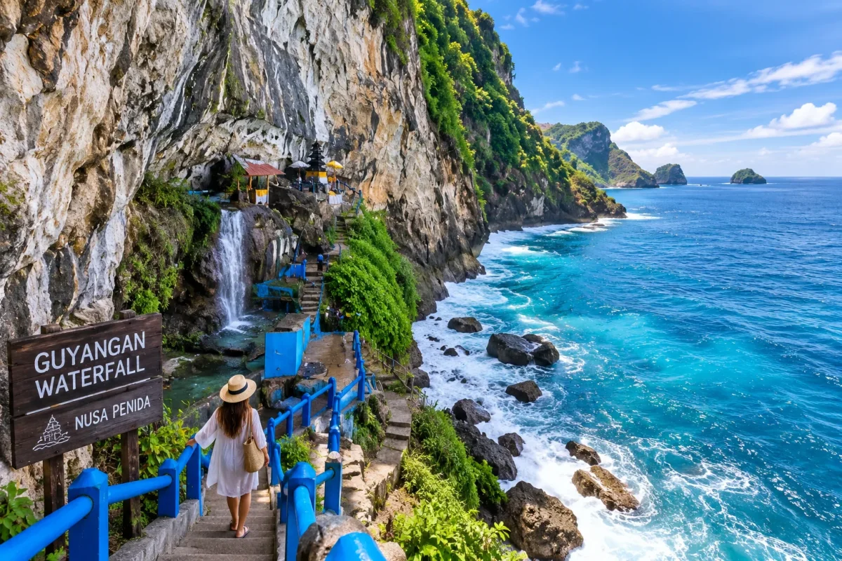 Guyangan Waterfall Nusa Penida: Location, Blue Stairs, Photos & Tips 2026