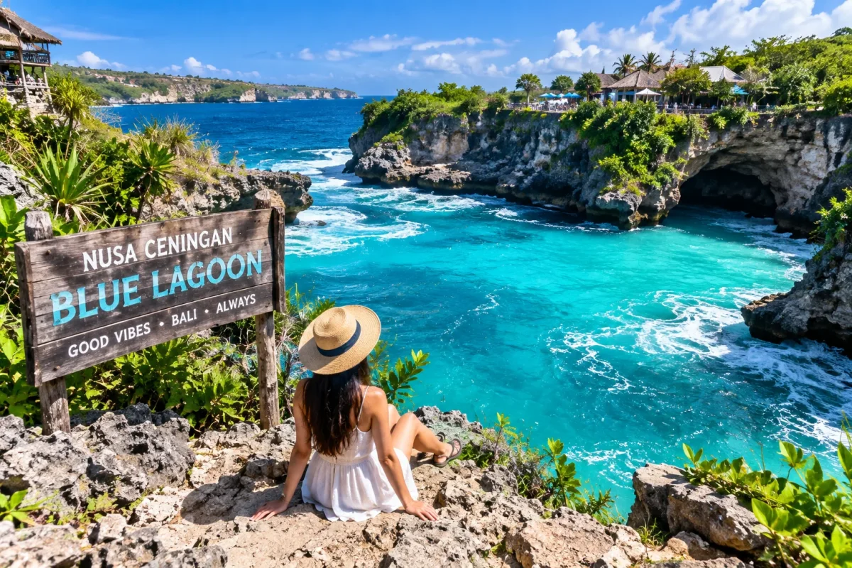 Nusa Ceningan Blue Lagoon: Cliff Jump, Swimming, Photos, and Safety
