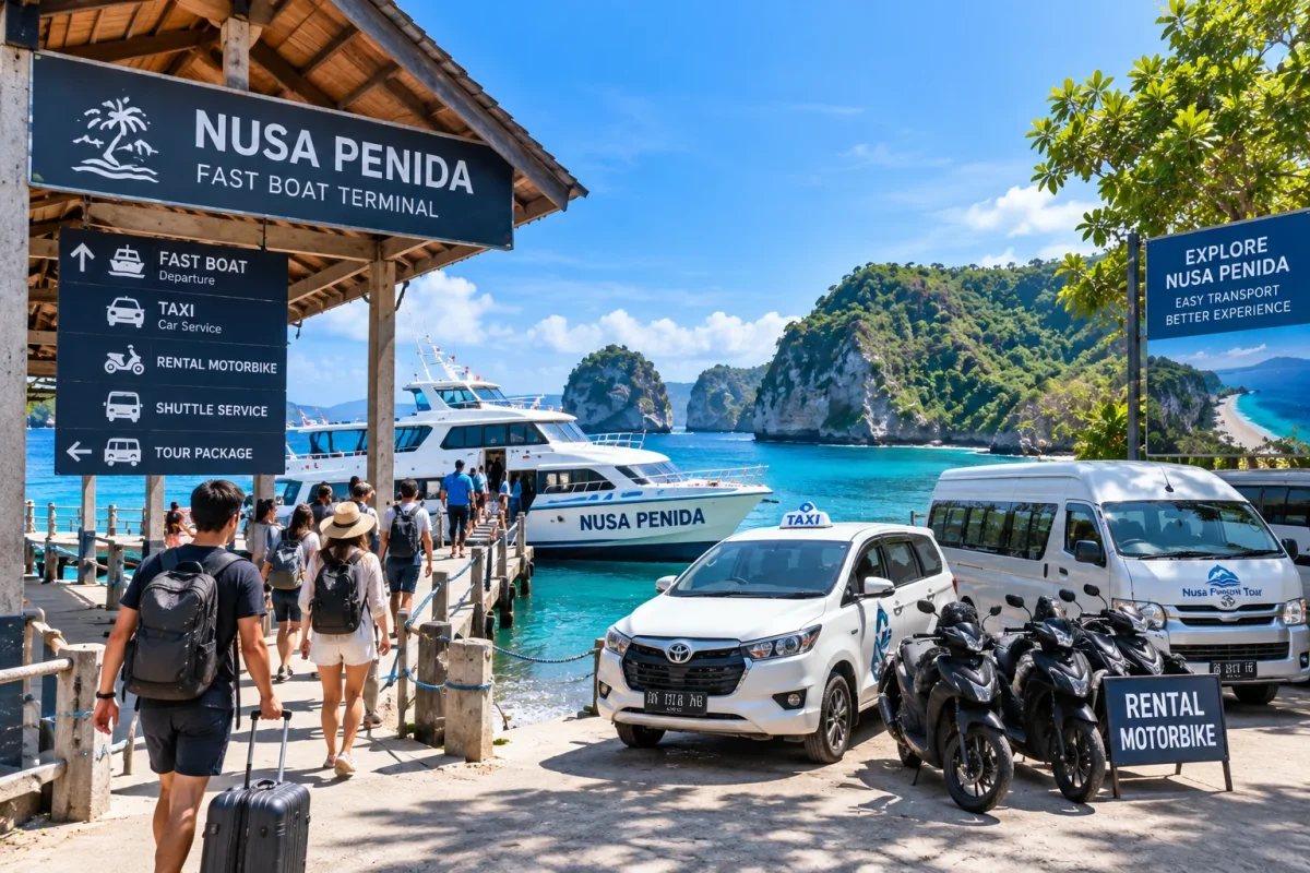 Nusa Penida Transport 2026: Harga, Motor, Mobil, Fast Boat dan Tips