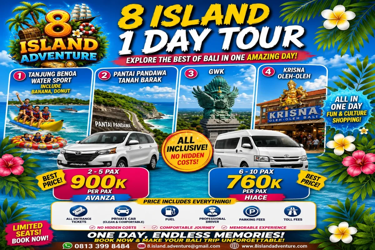 Satu Hari Keliling Bali: Serunya Water Sport Tanjung Benoa hingga GWK